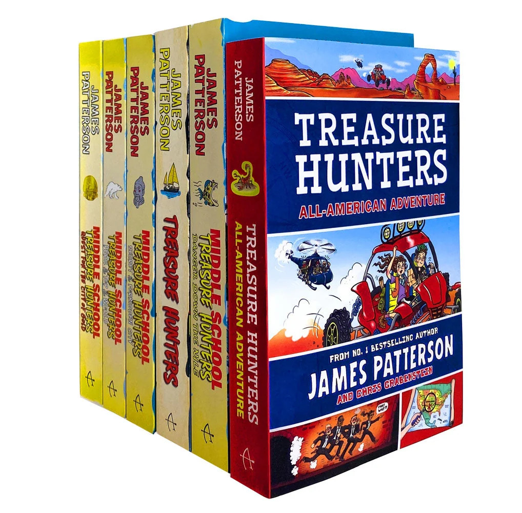 Arrow Gold Treasure Hunters Series 1-6 Books Collection Set By James Patterson - 6 Adventure Novels, Paperback, Ages 8-12 - Brand New Gift Set - Image 3