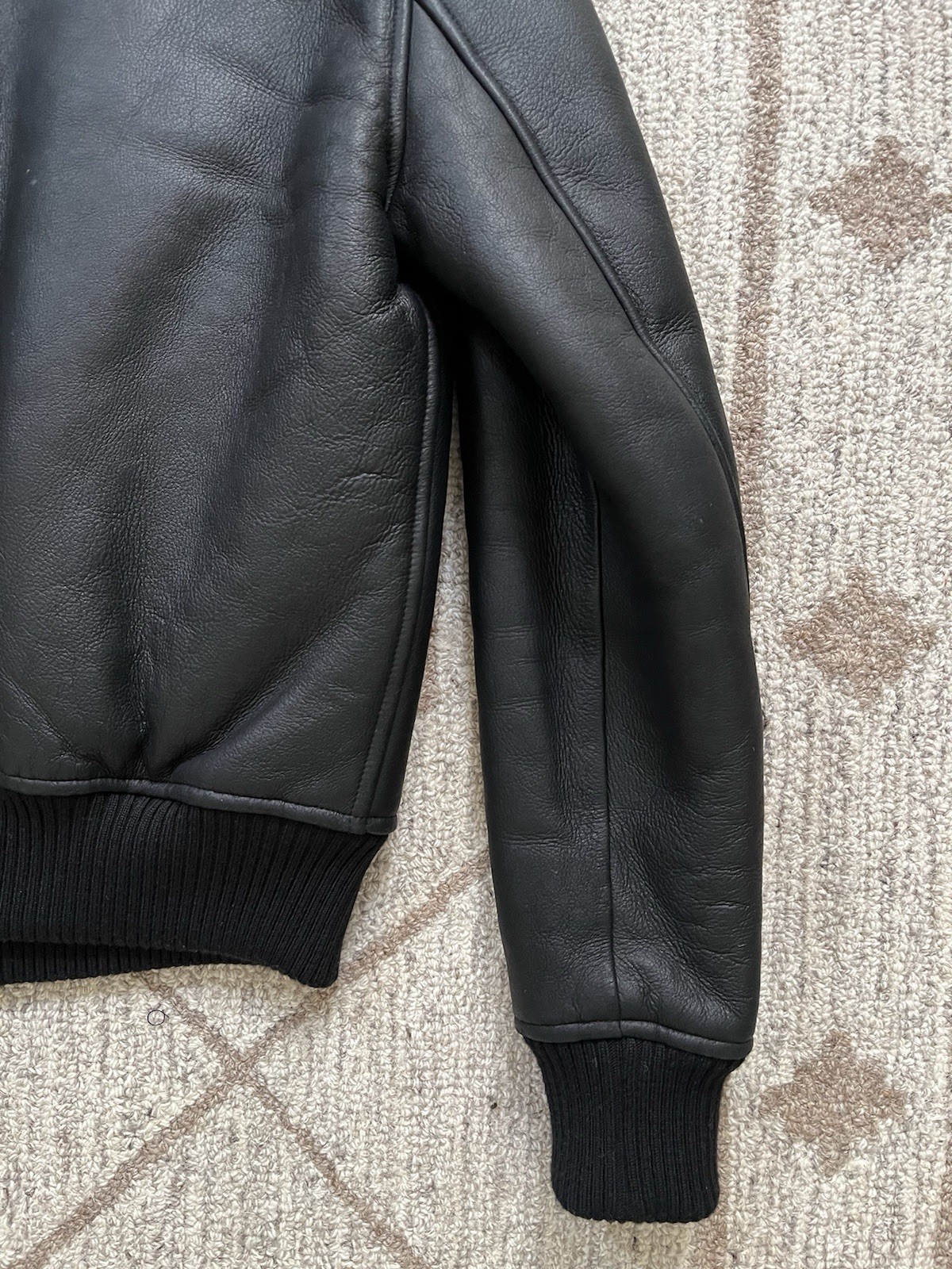 Sandro Black Shearling Jacket Small fits like xs - image 13