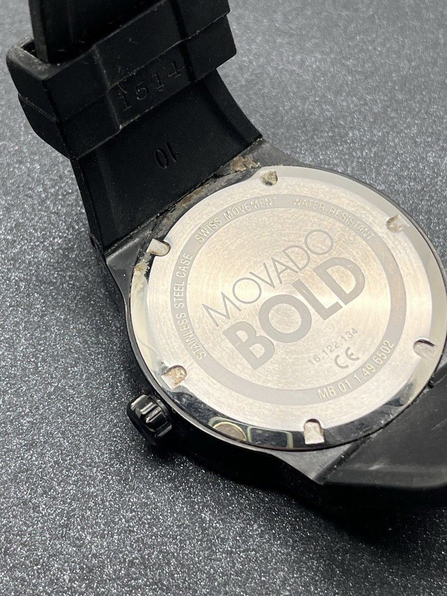 Men's Movado Bold Black MB Swiss