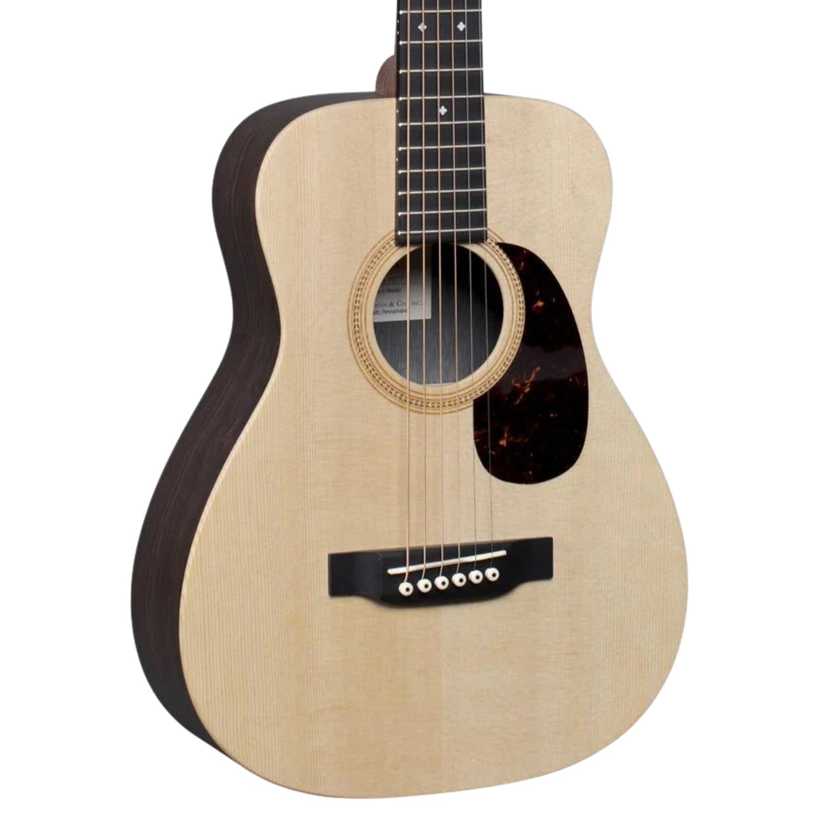 Акустико-электрическая гитара Martin LX1RE Little Martin Travel, столешница из массива ели