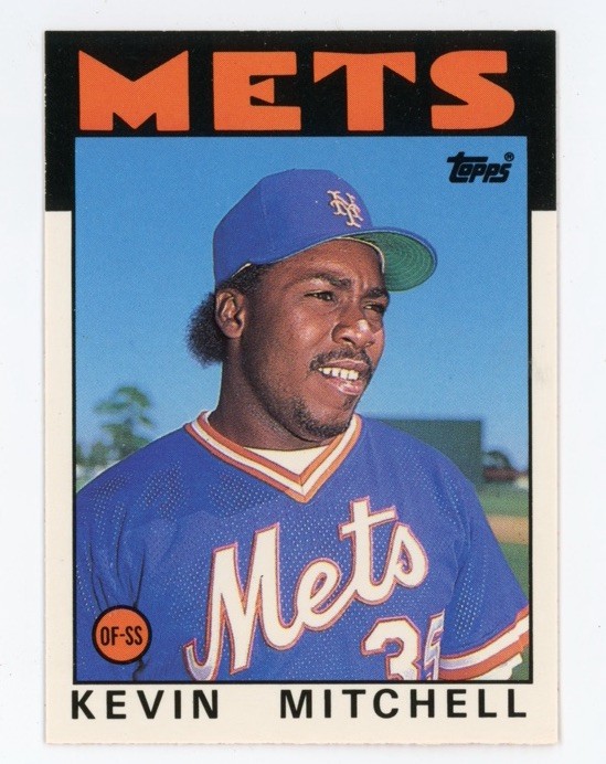 1986 Topps Traded Kevin Mitchell RC #74T Mint