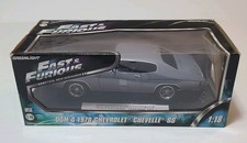 Greenlight Fast And The Furious 1970 Chevelle Diecast In Primer 1:18