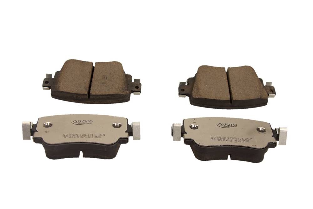 Plaquettes de frein céramique Seat Leon 2012 garniture argentée pour disque avant