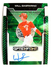 2025 Leaf Optichrome Green Lazer #WG1 Will Gasparino Autograph #2/6