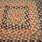 4 New Park B Smith Woven 15” Square Placemats Rust, Yellow, Green & Black w/tags — photo 7