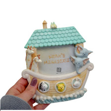 Vintage Russ Noah's Ark Menagerie Baby Frame Holds 3" by 3.5" Photo No Box
