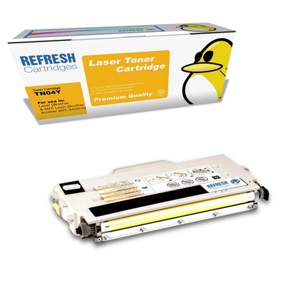 Refresh Patronen Gelb TN04Y Toner kompatibel mit Brother Druckern