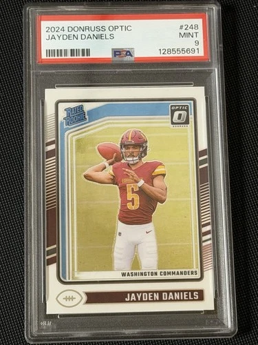 Jayden Daniels  2024 Panini Donruss Optic - Rated Rookie #248 RC PSA 9 Mint
