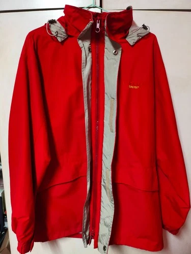 BLACK YAK Gore-Tex 2-Ply Waterproof Hooded Jacket Men's L/XL Red Gorpcore Shell - product listing photo