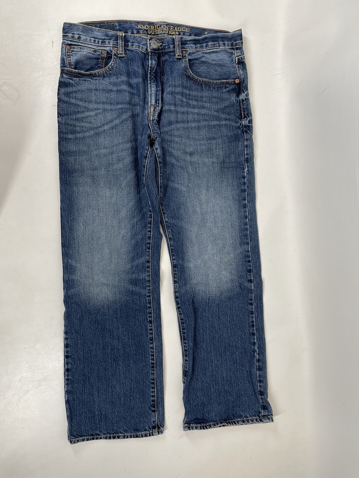 American Eagle Outfitters Classic Bootcut Jeans Mens Size 34x32 Blue (35x30 ACT)