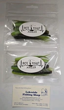 2 PACKS BITE & FIGHT ANGLER 3.5" FLICKER FLUKE SOFT PLASTIC FISHING LURES