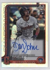 2025 Topps Chrome Logofractor Edition Rookie Daniel Schneemann #RA-DS Auto pe8