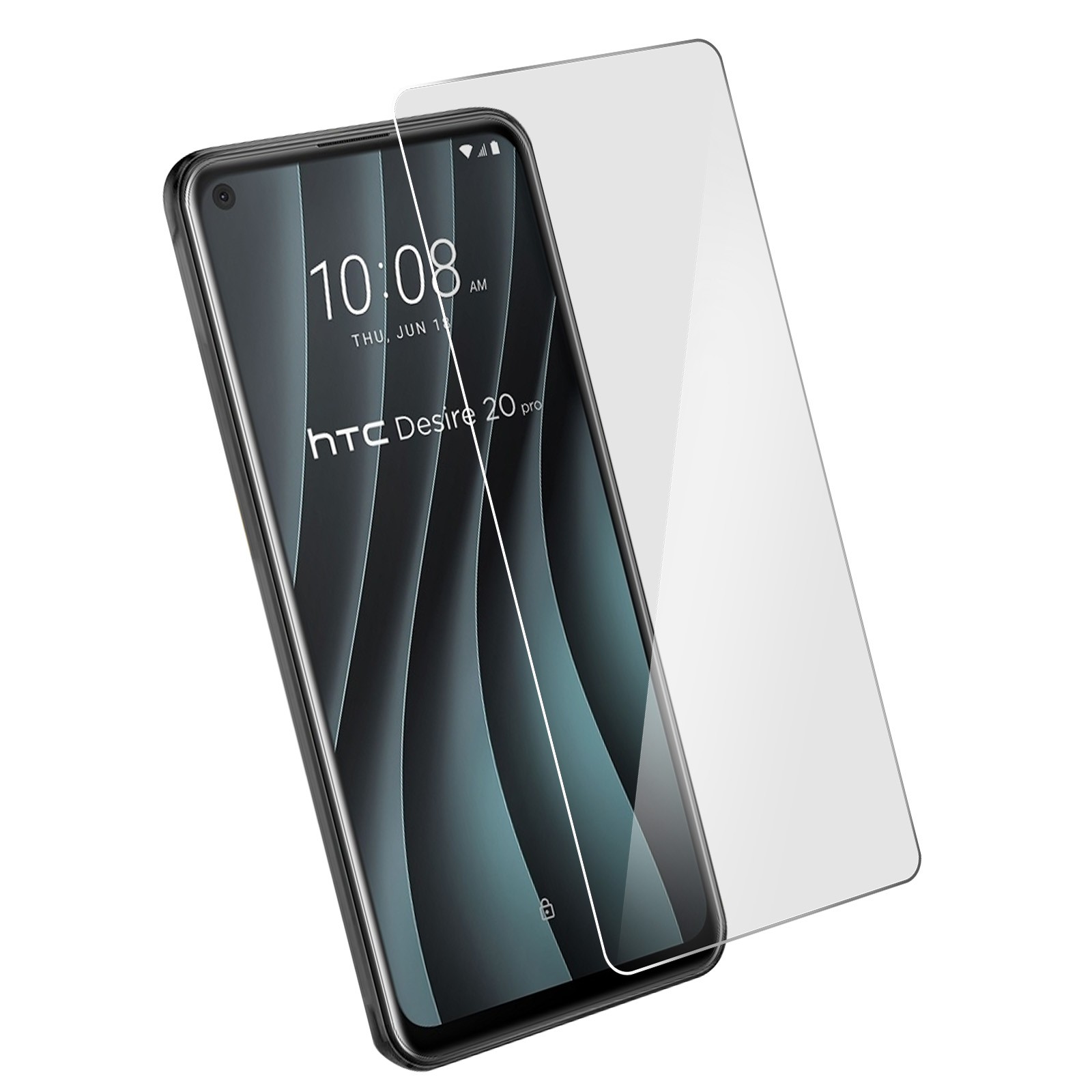 Film de protection en verre trempé 9H transparent pour HTC Desire 20 Pro Avizar