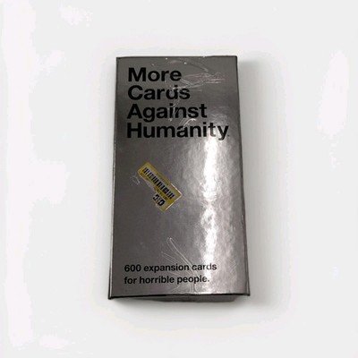 More Cards Against Humanity Game for Horrible People 600 Card Expansion Pack NEW