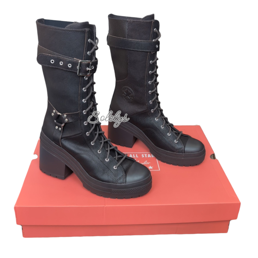 Converse Chuck 70 XXHI Platform Leather Sneaker Boot in Buckle Design M11 W13-image