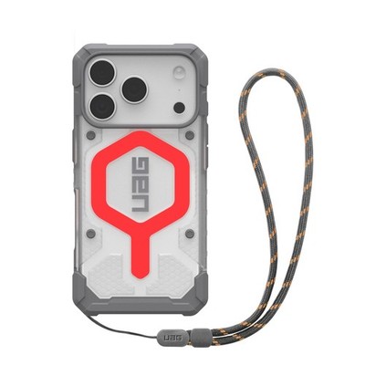 UAG iPhone 17 Pro Case Pathfinder Clear + Wrist Lanyard Bundle - Active Lava
