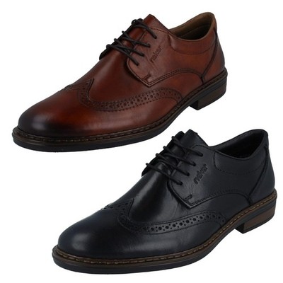 Herren Rieker Leder Brogue Schnürschuhe *17620*