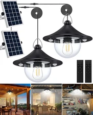 Solar Shed Light Outdoor Indoor 3000LM Solar Lights Daytime Available with Remot