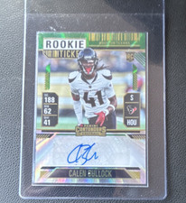 2024 Panini Contenders Calen Bullock #212 Green Rookie Ticket Auto Texans