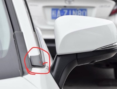 こー　rav4オフパケタイヤ1本 Front Pillar Cover 60118-0R051 - Driver Side Part RAV4 (2019-2025