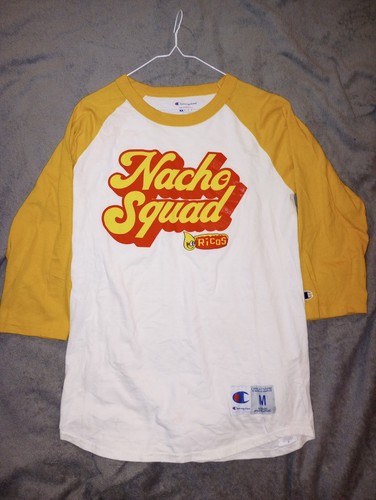 Ricos Nacho Cheese NACHO SQUAD Baseball Shirt MEDIUM Good Condition RARE