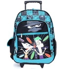 Disney Phineas and Ferb Large Rolling Backpack  16 inch NEW ** Vintage**