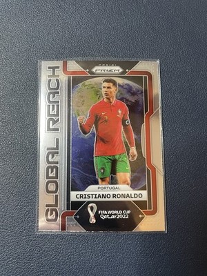 2022 Panini Prizm World Cup Qatar Global Reach Cristiano Ronaldo #17 Portugal