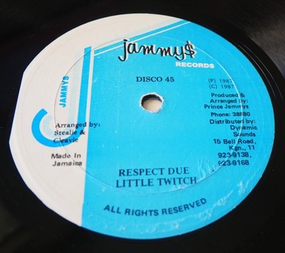 MINT! Little Twitch, Higgs & Twins    Respect Due / Down In The Ghetto 1987  (P)