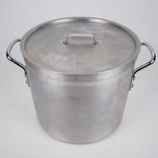 20 Qt Heavy-Duty Aluminum Stock Pot Iris Smart & Final - NSF - Made in USA