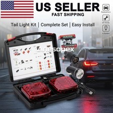 Magnetic Trailer Lights Wireless Magnetic Trailer Lights – Rechargeable LED TailLight Kit For Trailer