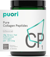 Pure Collagen Peptides Powder, Unflavored - 10G of Grass-Fed Hydrolyzed Bovine C