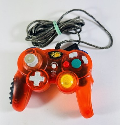 MadCatz MicroCon Macro 5626 Nintendo GameCube Controller Clear Orange ML444