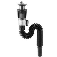 Universal Stainless Steel Sink Drain Pipe Anti Odour Basin Waste Trap