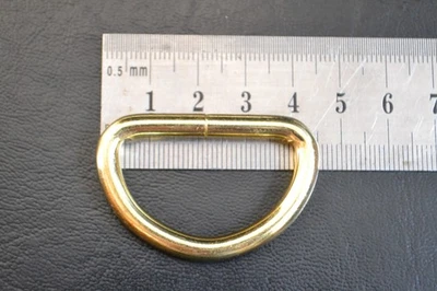 PENBRICE INTERIORS Solid Brass D rings unwelded split curtain tieback dee loop buckle hook 45x30mm