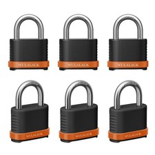 4 Digit Heavy Duty Combination Lock, Weatherproof Combo Padlock for Outdoor U...