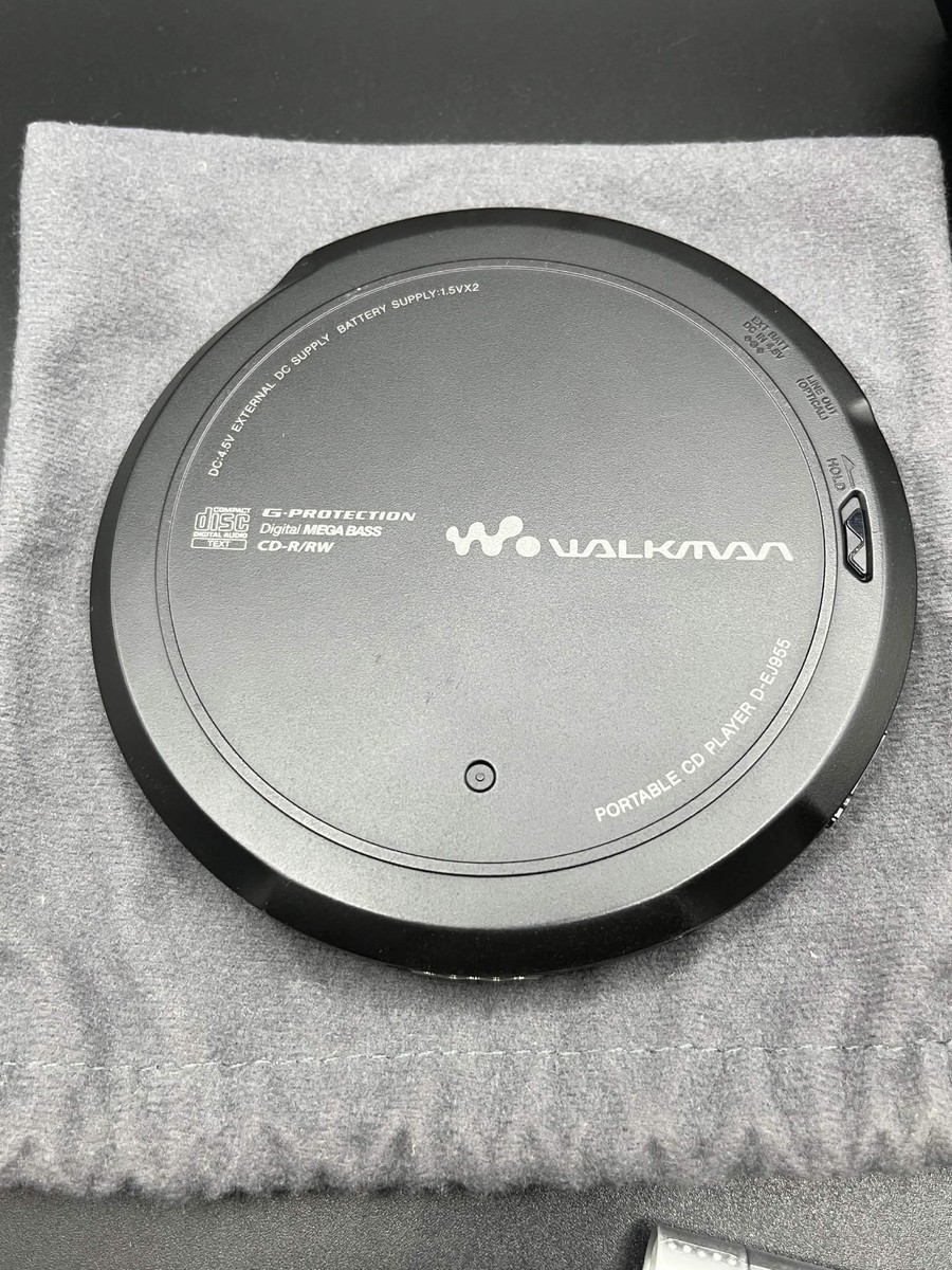 Sony D-EJ955 CD Player Walkman Discman Black - Working | eBay