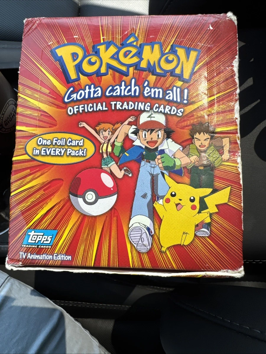 pokemon topps cards pack Opening an Entire Booster Box of Series 2 Topps Advanced Challenge Booster Box