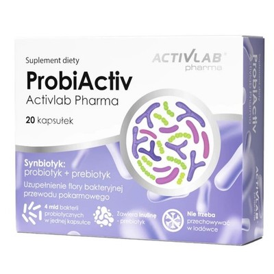 Activlab Pharma ProbiActiv Synbiotikum - 20 Kapseln
