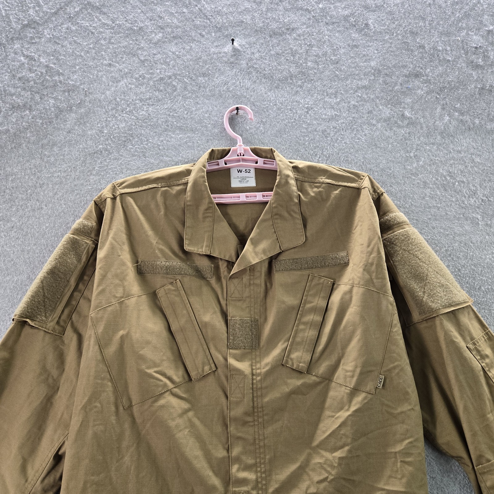 Condor Men Jacket LARGE Brown Ripstop Military Bu… - image 8