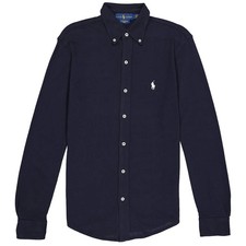 Ralph Lauren Navy Logo Embroidered Shirt, Size X-Large