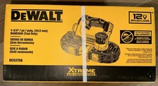 Dewalt DCS375B MAX XTREME Compact Lithium-Ion Cordless Bandsaw, 12V (Tool Only)