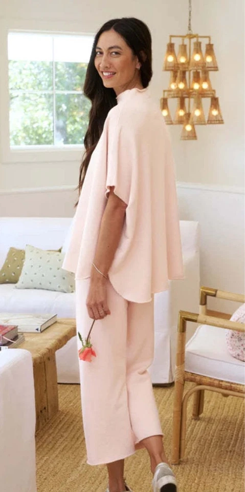 Nueva sudadera Frank & Eileen vintage rosa triple polar capelet talla única Foto 3 de 4