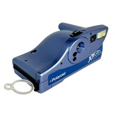Polaroid JoyCam Instant Film Camera Metallic Blue Vintage 500 Film Type Flash