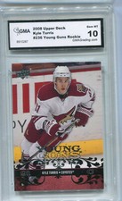 2008 Kyle Turris Upper Deck Young Guns rookie gem 10 #236