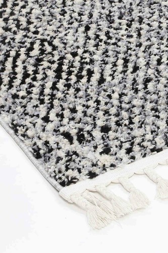 Gueliz Moroccan Berber Style Grey Black Tribal Modern Floor Rug - 4 Sizes **NEW* - Picture 4 of 30