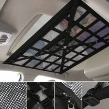 Car Interior Roof Storage Bag Cargo Net Car Ceiling Organizer Net Accessories