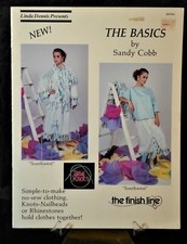 Basics Book No Sew Clothing Pattern Craft Hobby Fabric by Finish Line Sandy Cobb