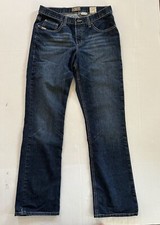 Rockies Womens Relaxed Fit Natural Rise Bootcut Jeans Medium Wash Sonora 10 Long