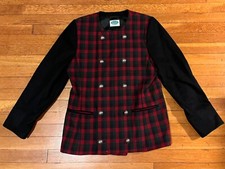 Vintage Oktoberfest Trachten Alpentraum Jacket Women’s 10 Red Green Plaid