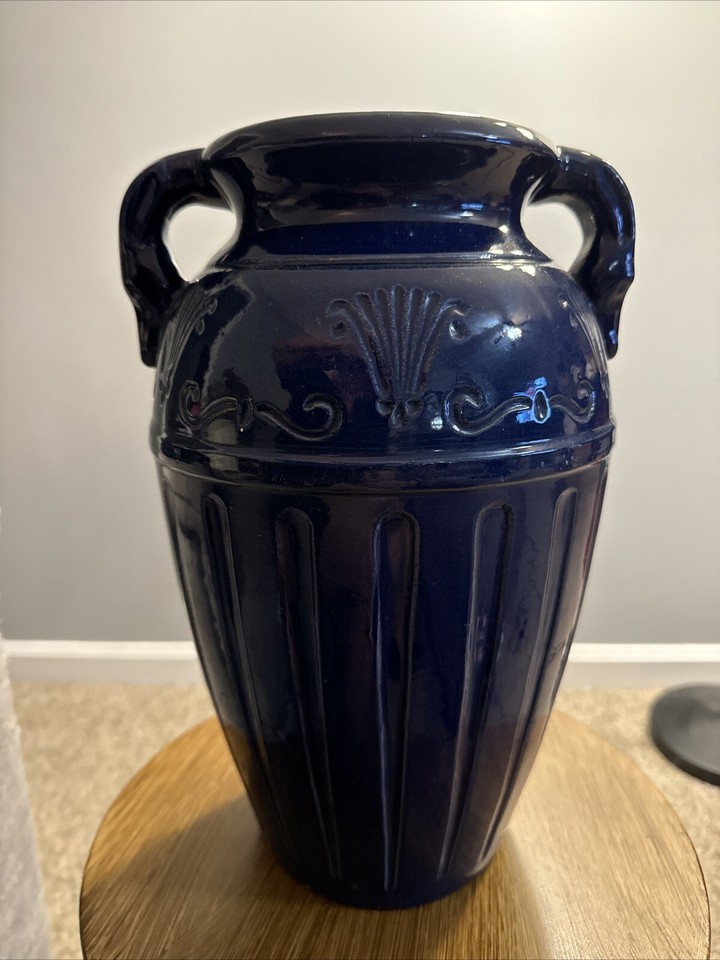 RRP CO Roseville, OH pottery large floor vase 15” Tall eBay